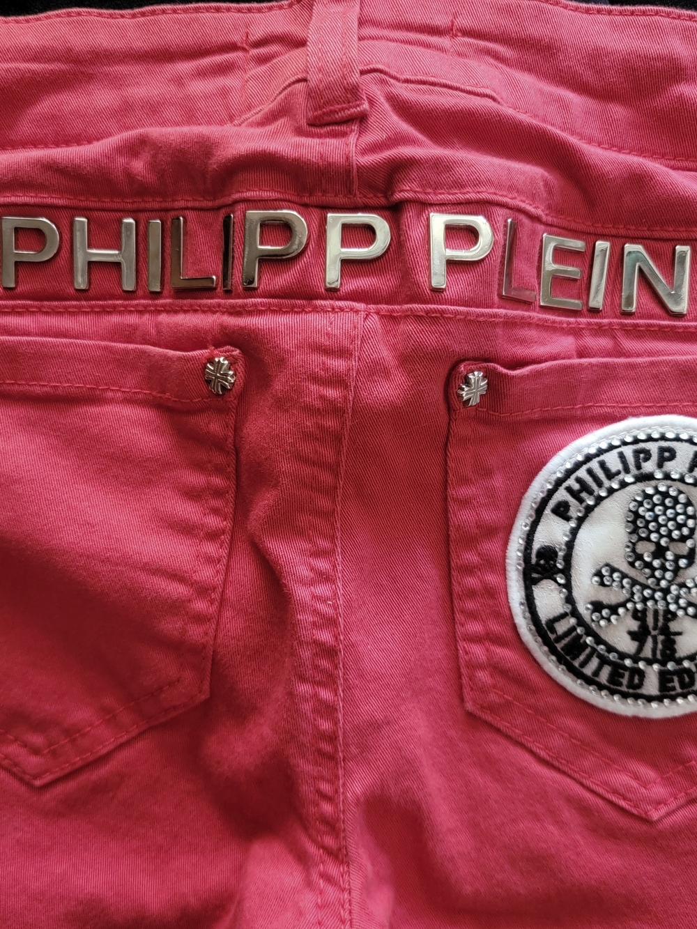 Philipp Plein Couture Red Jeans. Limited Edition